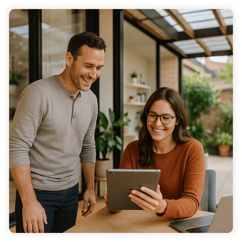 Three Steps Illustration